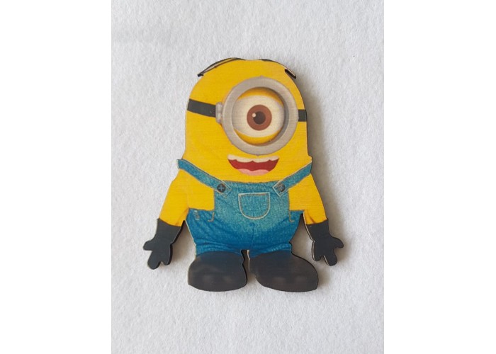 Minion #7 εκτύπωση σε ξύλο Minion #7 εκτύπωση σε ξύλο