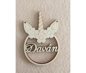 Ξύλινο διακοσμητικό Unicorn (Μονόκερος)  Ξύλινο διακοσμητικό Unicorn (Μονόκερος)