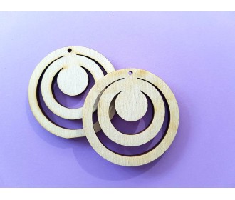 Ξύλινα Σκουλαρίκια  #2