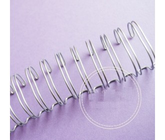 Σπιράλ βιβλιοδεσίας ασημί 2,5cm Σπιράλ βιβλιοδεσίας ασημί 2,5cm