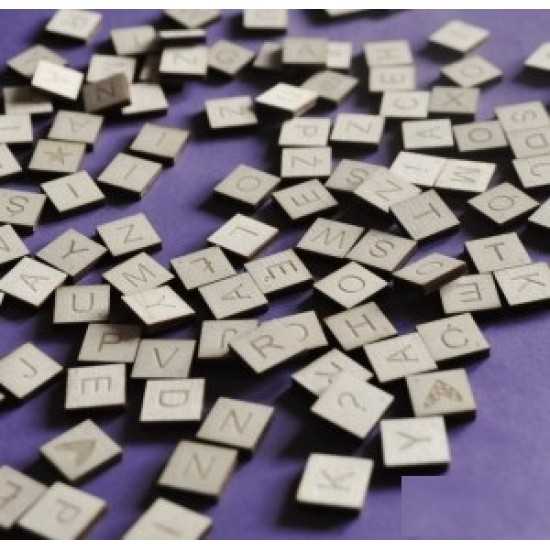 Ξύλινα κυβάκια (scrabble) 110τεμ Ξύλινα κυβάκια (scrabble) 110τεμ