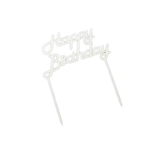 Ξύλινο topper "Happy Birthday" 
