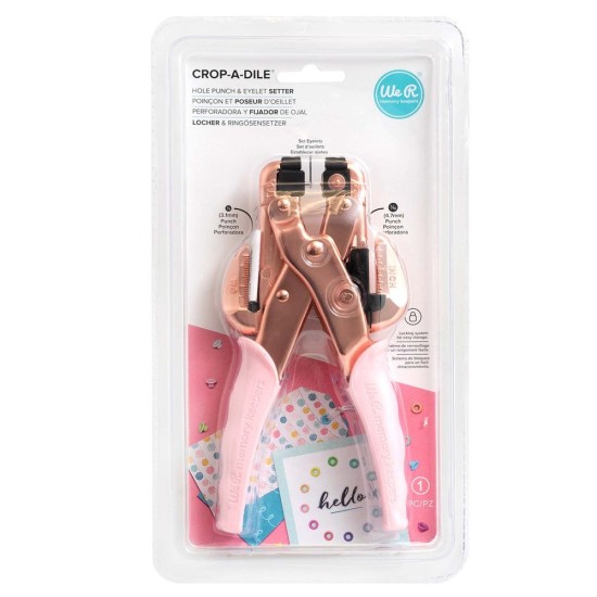We R Memory Keepers Crop-A-Dile Rose gold We R Memory Keepers Crop-A-Dile Rose gold