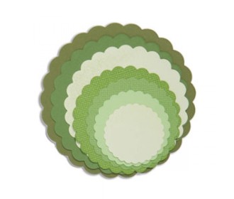 Sizzix Framelits Die Set - Circles, Scallop - 8τεμ Sizzix Framelits Die Set - Circles, Scallop - 8τεμ