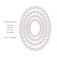 Sizzix Framelits Die Set - Ovals, Scallop - 4τεμ Sizzix Framelits Die Set - Ovals, Scallop - 4τεμ