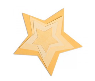 Sizzix Framelits Die Set - Stars - 5τεμ Sizzix Framelits Die Set - Stars - 5τεμ