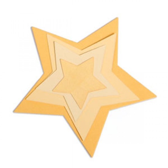 Sizzix Framelits Die Set - Stars - 5τεμ Sizzix Framelits Die Set - Stars - 5τεμ
