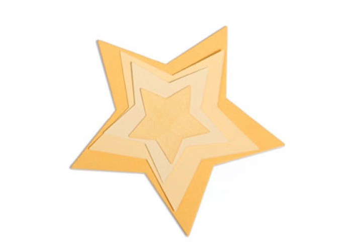 Sizzix Framelits Die Set - Stars - 5τεμ Sizzix Framelits Die Set - Stars - 5τεμ