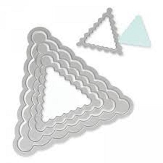 Framelits Die Set 5PK - Banners, Pennant Scallop- Sizzix Framelits Die Set 5PK - Banners, Pennant Scallop- Sizzix