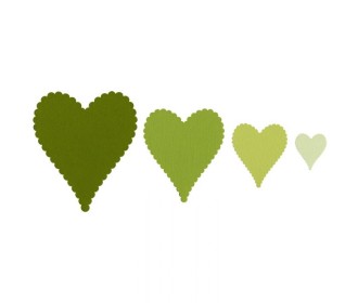 Framelits Die Set 4τεμ Hearts Scallop #2 - Sizzix Framelits Die Set 4τεμ Hearts Scallop #2 - Sizzix