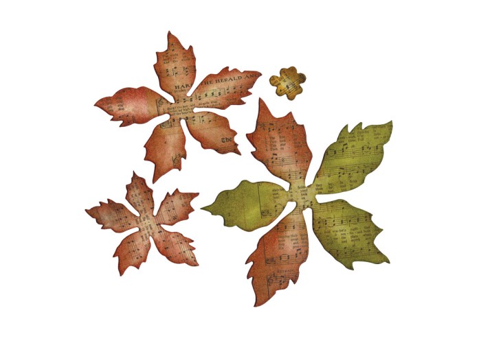 Bigz Die - Tattered Poinsettia Bigz Die - Tattered Poinsettia