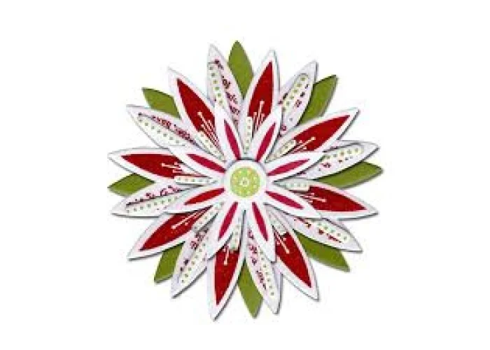 Framelits Die Set 6PK w/Stamps - Flowers, Star  - Sizzix
