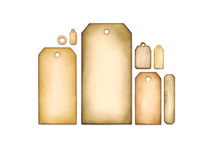 Sizzix Framelits Die Set - Tag Collection - 8τεμ 