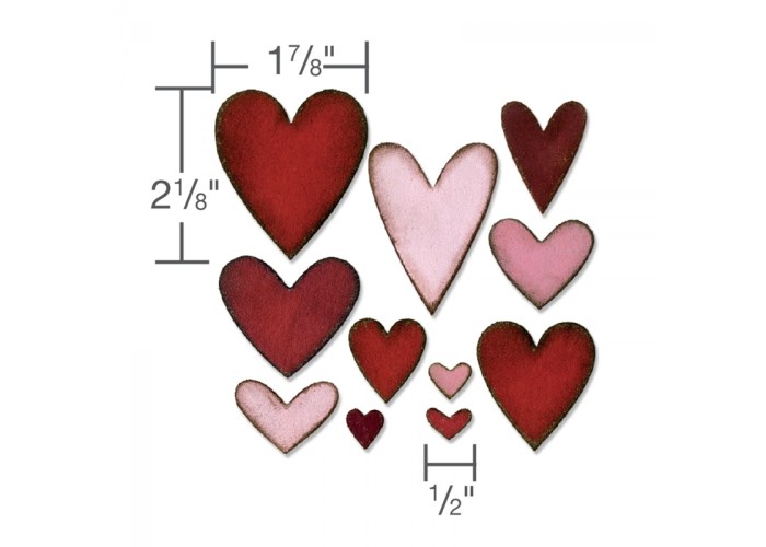 Sizzix Bigz Die - Heartfelt Sizzix Bigz Die - Heartfelt