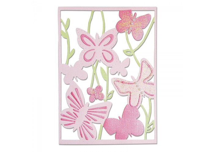 Thinlits Die - Spring Garden - Sizzix Thinlits Die - Spring Garden - Sizzix
