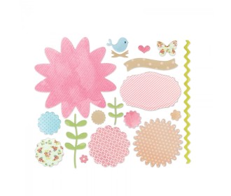 Sizzix Thinlits Die Set - Secret Garden - 18τεμ- Sizzix Sizzix Thinlits Die Set - Secret Garden - 18τεμ- Sizzix