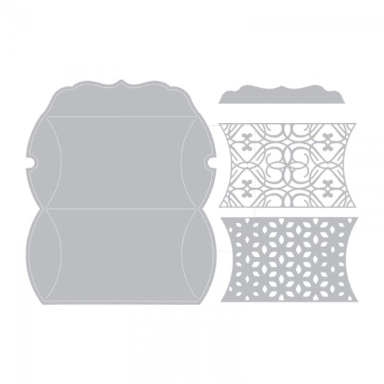 Sizzix Thinlits Plus Die Set - Box, Pillow - 5τεμ Sizzix Thinlits Plus Die Set - Box, Pillow - 5τεμ
