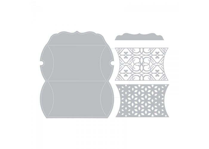 Sizzix Thinlits Plus Die Set - Box, Pillow - 5τεμ Sizzix Thinlits Plus Die Set - Box, Pillow - 5τεμ