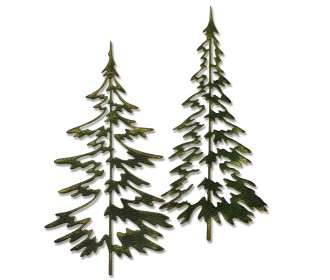 Thinlits Die set 2pk - woodlands by tim holtz - Sizzix Thinlits Die set 2pk - woodlands by tim holtz - Sizzix
