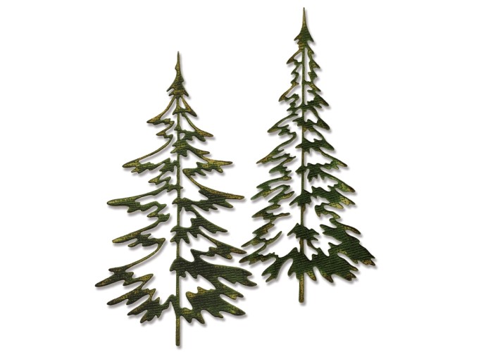 Thinlits Die set 2pk - woodlands by tim holtz - Sizzix Thinlits Die set 2pk - woodlands by tim holtz - Sizzix