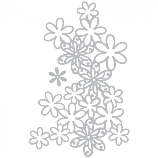 Thinlits Die Drifting Daisy - Sizzix Thinlits Die Drifting Daisy - Sizzix