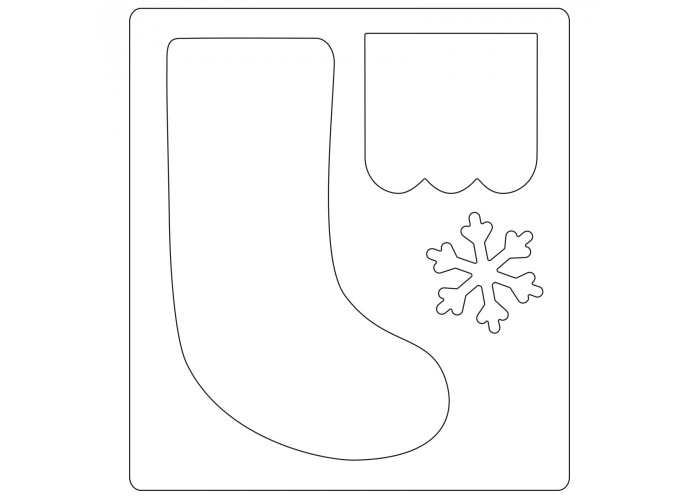 Bigz Die Christmas Stocking Bigz Die Christmas Stocking