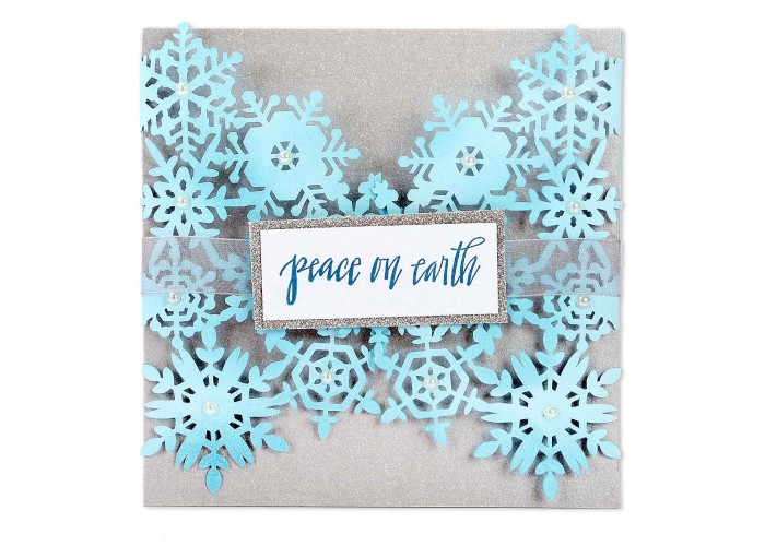 Thinlits Die - Snowflake Card - Sizzix Thinlits Die - Snowflake Card - Sizzix