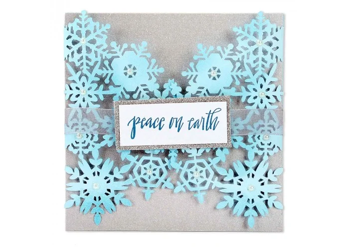 Thinlits Die - Snowflake Card - Sizzix