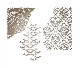Thinlits Die Set 3PK - Mixed Media Halloween - Sizzix Thinlits Die Set 3PK - Mixed Media Halloween - Sizzix