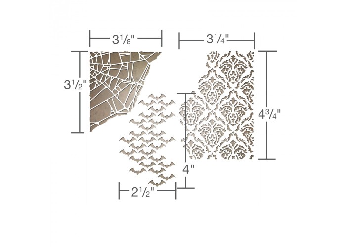 Thinlits Die Set 3PK - Mixed Media Halloween - Sizzix Thinlits Die Set 3PK - Mixed Media Halloween - Sizzix