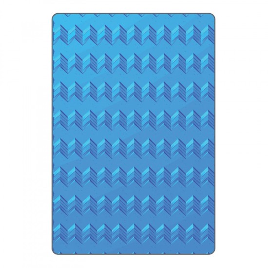 3-D Geometric Chevrons 