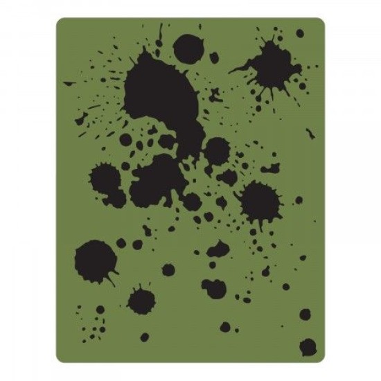 Texture Fades Embossing Folder Ink Splats Texture Fades Embossing Folder Ink Splats
