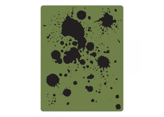 Texture Fades Embossing Folder Ink Splats Texture Fades Embossing Folder Ink Splats
