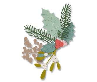 Sizzix Thinlits Die Set 8τεμ - Winter Foliage Sizzix Thinlits Die Set 8τεμ - Winter Foliage