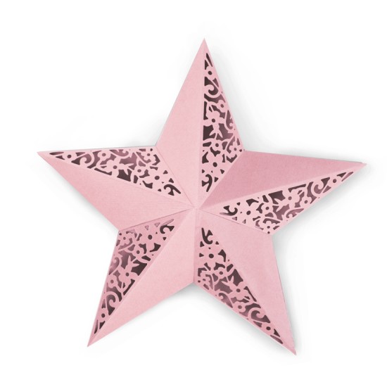Thinlits Die Set 2τεμ - Scandi Star-Sizzix Thinlits Die Set 2τεμ - Scandi Star-Sizzix