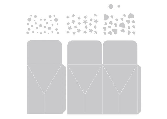 Sizzix Thinlits Die Set 6τεμ - Star Gift Bag Sizzix Thinlits Die Set 6τεμ - Star Gift Bag
