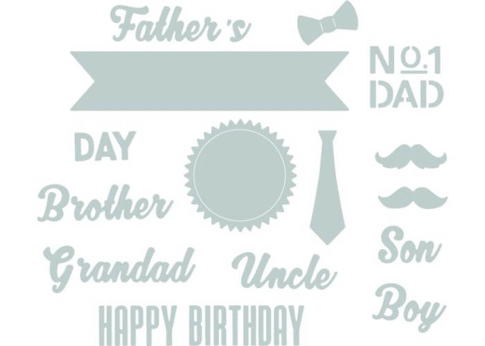 Thinlits Die Male Occasions - 15τεμ- Sizzix Thinlits Die Male Occasions - 15τεμ- Sizzix