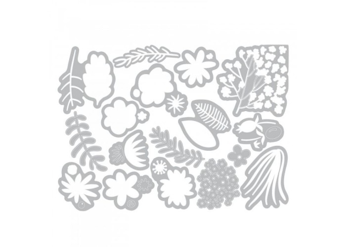 Thinlits Funky Floral 15 τεμ- Sizzix Thinlits Funky Floral 15 τεμ- Sizzix