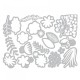 Thinlits Funky Floral 15 τεμ- Sizzix Thinlits Funky Floral 15 τεμ- Sizzix
