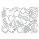 Thinlits Funky Floral 15 τεμ- Sizzix