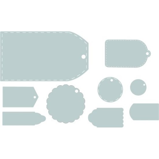 Framelits Die Set 9PK Tags by Emily Tootle Framelits Die Set 9PK Tags by Emily Tootle