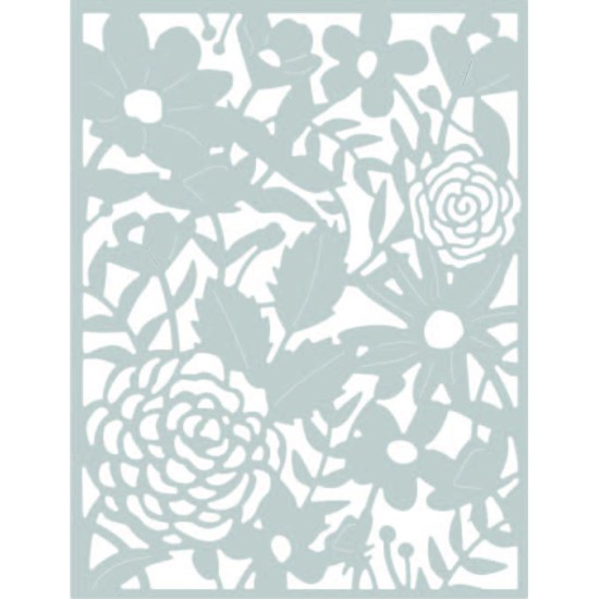 Thinlits Die Country Rose- Sizzix Thinlits Die Country Rose- Sizzix