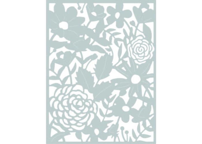 Thinlits Die Country Rose- Sizzix Thinlits Die Country Rose- Sizzix