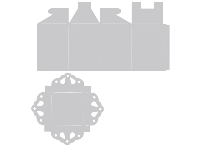 Sizzix Bigz Plus Die - Lace Box Sizzix Bigz Plus Die - Lace Box
