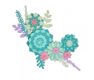 Sizzix Thinlits Die Set 15Pk Succulent Wreath by Lisa Jones Sizzix Thinlits Die Set 15Pk Succulent Wreath by Lisa Jones