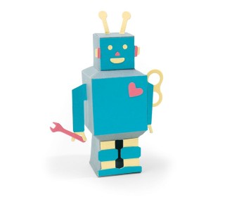 Sizzix Thinlits Die Set 8PK - 3-D Robot Sizzix Thinlits Die Set 8PK - 3-D Robot