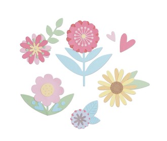 Sizzix Thinlits Die Set 15PK - Flower Set Sizzix Thinlits Die Set 15PK - Flower Set
