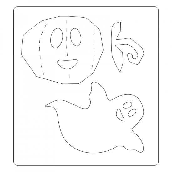 Sizzix Bigz Die Happy Halloween by Laura Kate Sizzix Bigz Die Happy Halloween by Laura Kate