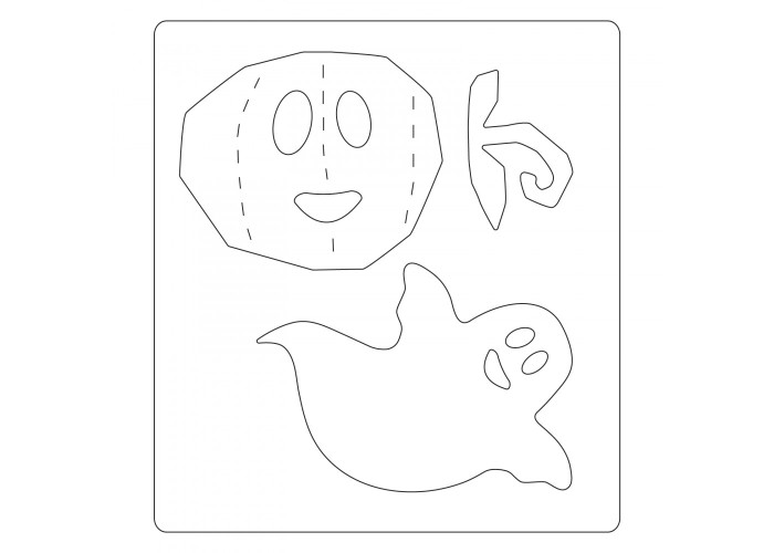 Sizzix Bigz Die Happy Halloween by Laura Kate Sizzix Bigz Die Happy Halloween by Laura Kate