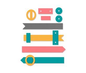 Sizzix Bigz Die Book Closures  Sizzix Bigz Die Book Closures